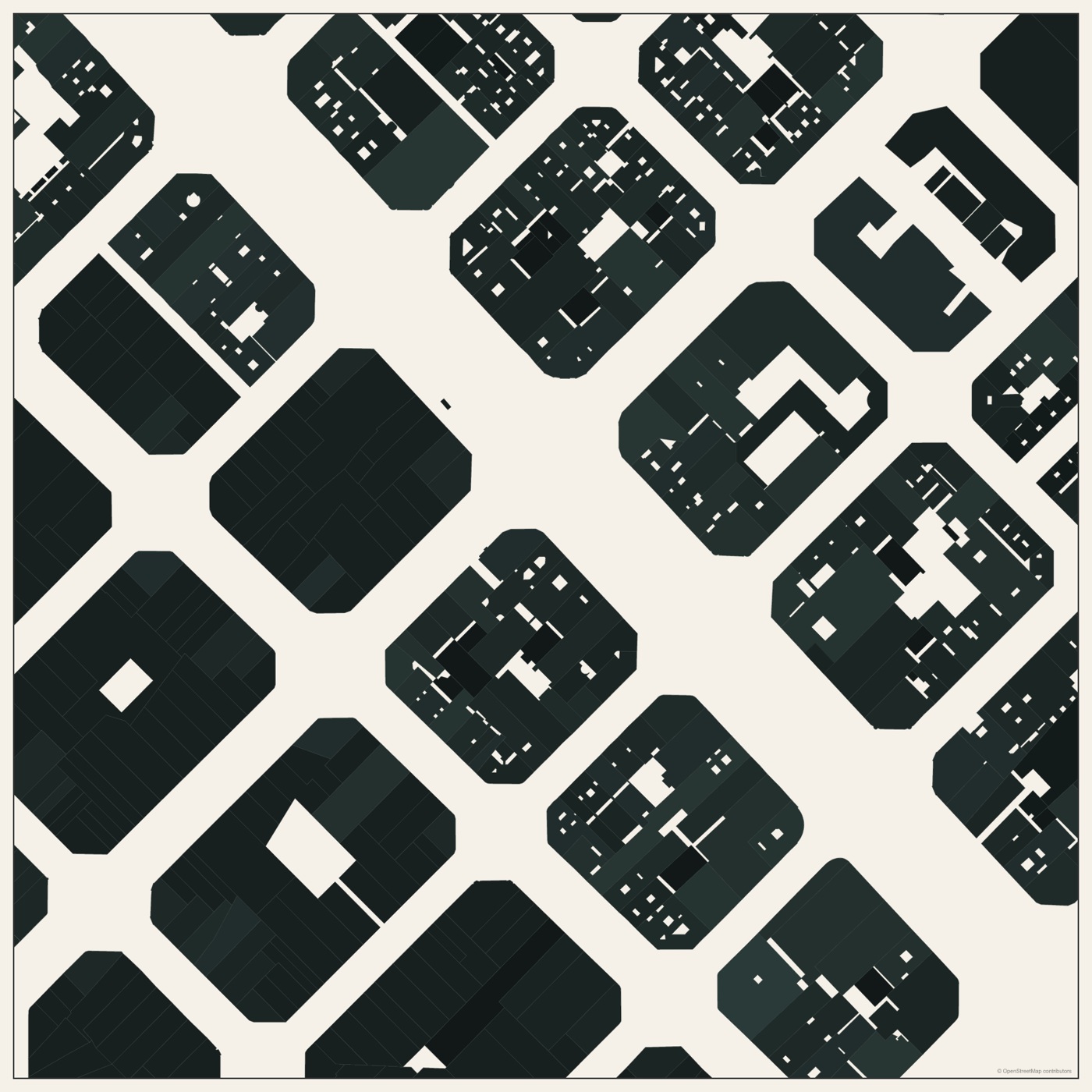 Eixample, Barcelona: Figure-ground map generator